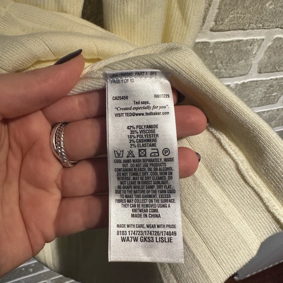 Ted Baker Peplum Top - Picture 3 of 5